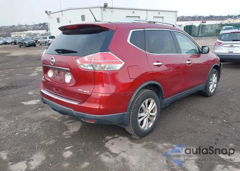 2015 Nissan Rogue Sv from USA, damaged, VIN KNMAT2MV2FP541676